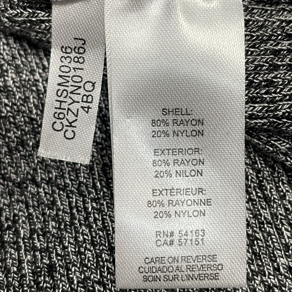 NWOT Turtleneck Ribbed Knit Sweater with Silver Buttons on Cuffs and Shoulders L - Picture 13 of 16